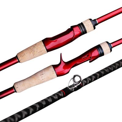 China 2021 Hot Carbon 2.1m High Carbon / Spinning Fishing Rod Soft Solid Rod Thin Lure Rod bigfish for sale