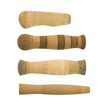 China Soft high quality fishing rod cork handle with ruber fishing rod building components for sale