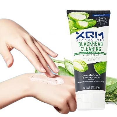 China Exfoliator Whitening Cream High Quality Scrub Nourishes Cruelty Free Facial Skin Aloe Vera Cream Scrub Anti-Aging Cutin To Scrub Cream for sale