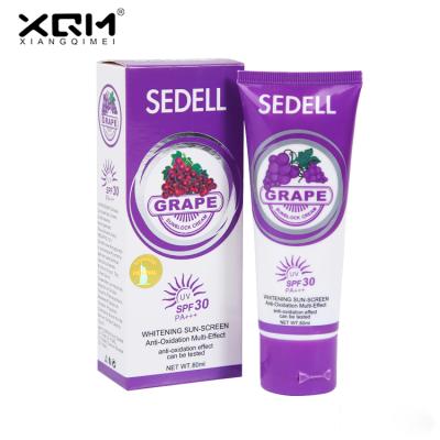 China Sunscreen XQM Sun Spot Protection Screen Moisturizer Cream Whitening Organic Sunscreen Cream GMPC Certification for sale