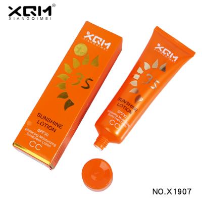 China Custom edition sunscreen XQM own brand sunscreen GMPC wholesale certification for sale