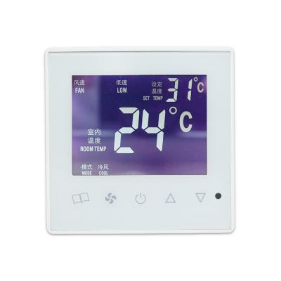 China Hot Selling Intelligent Control Low Price Professional Home Central Air Conditioning Fan Coil Digital LCD Display Smart Thermostat for sale