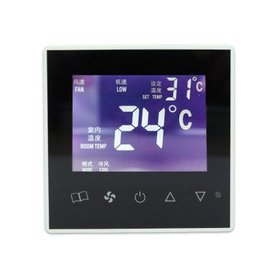 China New Product Intelligent Hot Central Air Conditioning Control Fan Coil Digital LCD Household Thermostat for sale