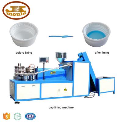 China Automatic Beverage Capsule Lining Machine Lid Liner Inserting Putting Machine for sale