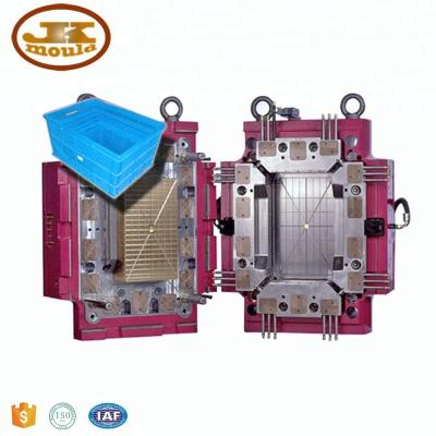 China Shipping Steel Seafood Crate Box Mold Seafood Basket Injection Mold for sale