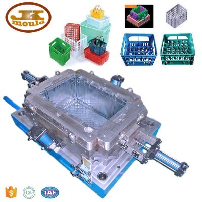 China Steel Customize Plastic Fruit Vegetable Basket Crate Injection Molding for sale