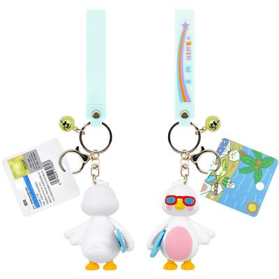 China Business gifts Manufacturers custom cute animated soft Pvc keychains Custom shape logo cute keychains for sale