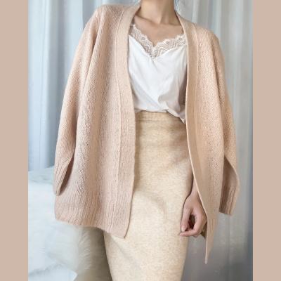 China Autumn Supply Fashion Mohair Cardigan Solid Color Sweater Anti-wrinkle New Product New Product bandage for sale