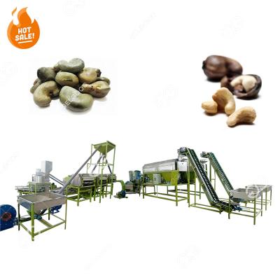 China High Effiency Cashew Cutting Machine Peeling Processing Line Cashew Nut Machine China Full Automatic Process for sale