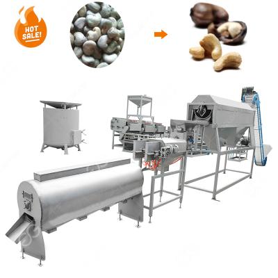 China High Effiency Commercial Cashew Nut Peeling Machine Price Cashew Nut Sizing Machine Line for sale