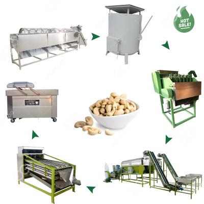 China High Effiency Manufacturing Full Automatic Raw Cashew Nut Production Line Automatic Nut Line Processing Cashew Nuts for sale