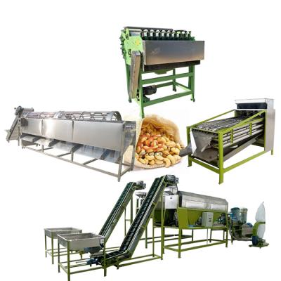 China High Effiency 500Kg/H Cashew Nuts Kernel Nuts Shell Separator Steaming Vietnam Cashew Processing Machinery for sale