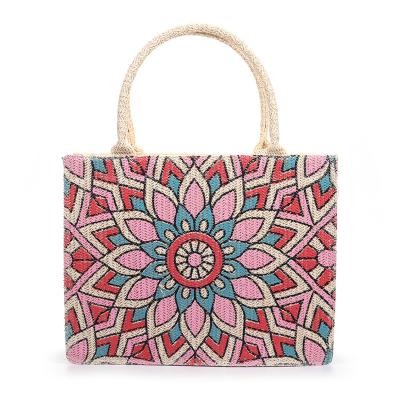 China Fashion Fashion Trends Large PP Straw Eco-friendly Beach Bag Bright designs Leisure Travel Ladies Woven Handbag for sale