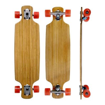 China Youth Customized OEM Compound Upper And Lower Double Dragon Skateboard Long Bamboo Board for sale