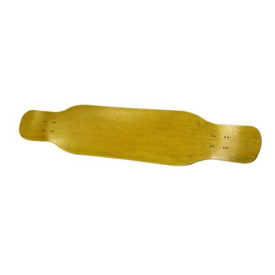 China Youth Can Be Customized Long Board White Maple Skateboard Uncut Deck Concave Type for sale