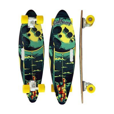 China Youth Wholesale 22.5 Inch Fish Board Maple Wood Cruiser Skateboard For Adult for sale