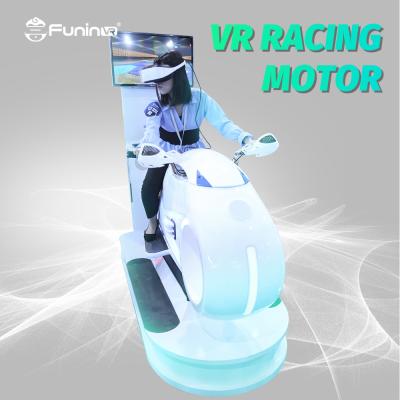 China Multi Platform Theme Park VR Racing Moto Rated Load 100KG / Seat Metal for sale