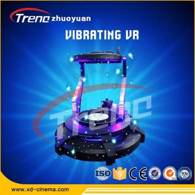 China Standing Up Comfortable Vibration Experience One Player VR Game Machine , Kids 9d Cinema Simulator for sale