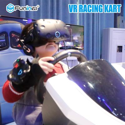 Cina Go-kart del parco di divertimenti del sistema di spettacolo dell'automobile del simulatore di realtà virtuale della lamiera sottile 9D in vendita