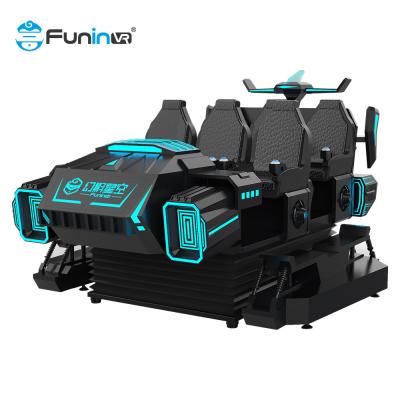 China 4-6 seats 9d vr cinema Racing Motor Seat Vibration 9D VR Simulator for sale