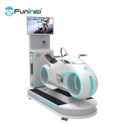 Chine machine de jeu du simulateur VR Moto de réalité virtuelle de la machine 9D de jeux de course du siège unique 9dvr à vendre