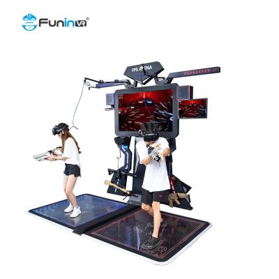 China Power 0.7kw VR Arcade VR Shooting Simulator 9D VR Simulator Game Machine for sale