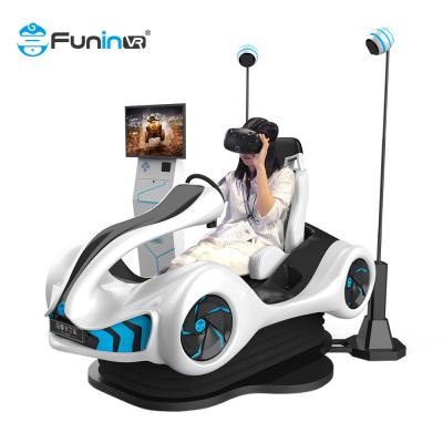 China Fiberglass Metal  Commercial 9D Vr Racing Kart With HTC VIVE Helmet for sale