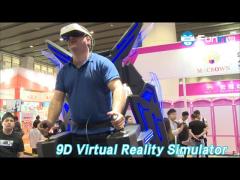 Flight Shooting 9D Virtual Reality Simulator Metal 150kg Load For Kids