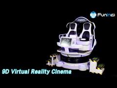 Full Automatic 9D Virtual Reality Cinema Motion Battleship For 2 Players