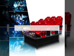 Shopping Mall 5D Movie Theater Customized Square Design for 9-48 Seats 3 Monthly Updates 1 Movie
