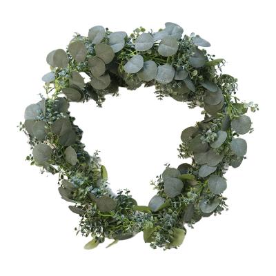 China Wedding Decoration Length 2M, 146 Leaves Artificial Eucalyptus Green Garland Small Leaves Garland Spring Wedding Decoration for sale