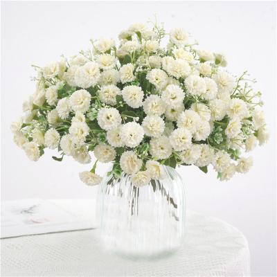 China Wedding Decoration 5 Branches 20pcs Flower Buds Small Clove Mini Hydrangea Flower Carnation For Wedding Home Decoration for sale