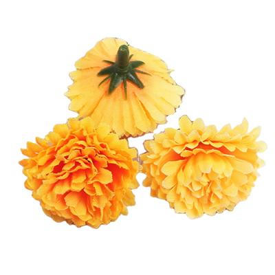 China Wedding Decorations 4cm DIY Artificial Carnation Flower Head Wholesale Silk Flower Heads For Wedding Party Decorations for sale