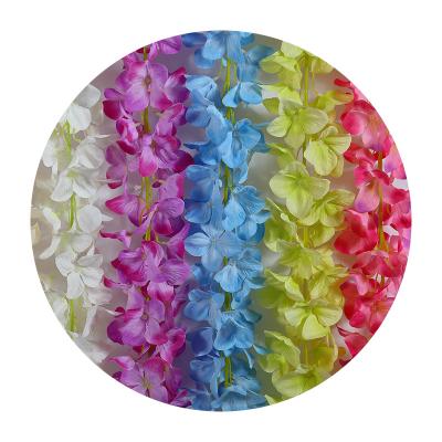 China Wedding Decoration Hot Selling Artificial 2M Hydrangea Vine Garland Artificial Flower Garland for sale