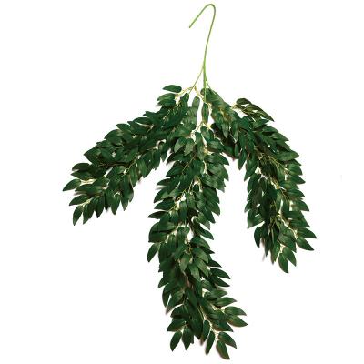 China Wedding Decoration Willow Leaves Hanging Greenery Garland Artificial Garland Artificial Green Garland for sale