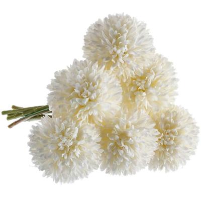 China Eco - Friendly Artificial Dandelion Hydrangea Flower For Home Wedding Decoration for sale