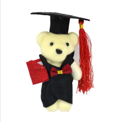 China Custom Decoration 2021 New Design Animal Ornament For Graduation Party Bear Doll As Graduation Gifts for sale