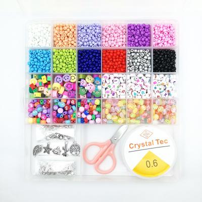 China Jewelry Making Wholesale Glass Seed Beads Kit Of Acrylic Beads Diy Jewelry Accessories Plastic Beads For Jewelry Making 2021 for sale