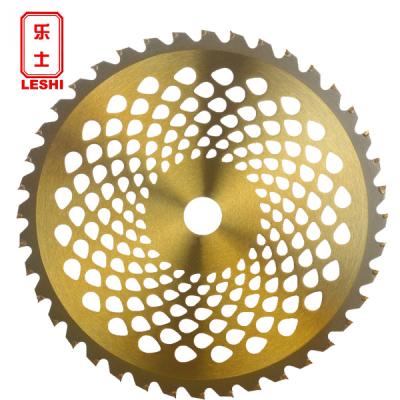 China Lower Noise Wholesale Brush Cutter Alloy Circular Saw Blade For Cutting Grass for sale