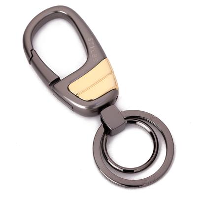 China HANG Keys STYLBO KF0012B Ready To Ship High Quality Dog Hook Clip Metal Key Chain For Man for sale