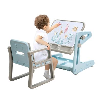 China High Quality Minimalist Adjustable Plastic Safety Baby Stool Kids Board and Magic Chair Drawing Board for sale