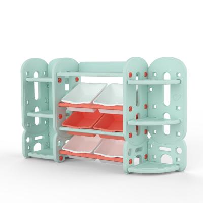 China Modern ECO Material Kids Book , Play Shelf Baby Storage Rack for sale