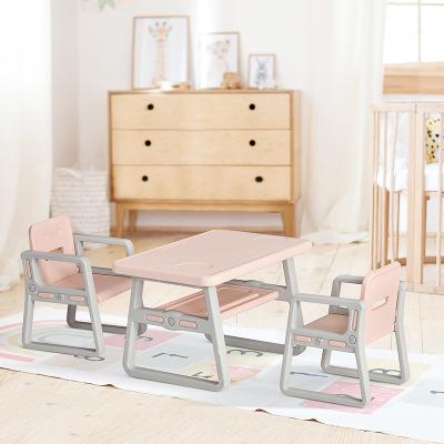 China High Quality Minimalist Kindergarten Wholesale Minimalist Kids Furniture OEM Design Kids Table Stool Plastic Student Table And Chair for sale