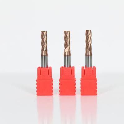 China CNC Milling Machining 8mm 4 Flutes 55 Degree Cnc Router Bit  Tungsten Steel End Mill Milling Cutter For Metal Steel Iron for sale