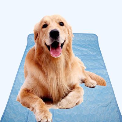 China Best Selling Cooling Mat For Dog Pet Sleeping Self Cooling Water Bed Mat Pet Sleep More Size Cooling Pad Gel Dog Bed for sale