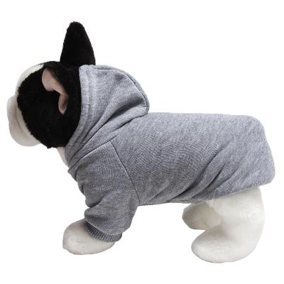 China Viable For Dog Puppy Winter Sweatshirt Warm Dog Outfits Quadruped Dog Jacket Pet Clothes Hoodies Coat Wholesale Pet Clothes for sale