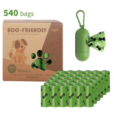 China Wholesale Stocked Production Customized Biodegradable Green Dog Poop Waste Bags Dog Poop Poo Bag Waste Paper Waste Paper for sale