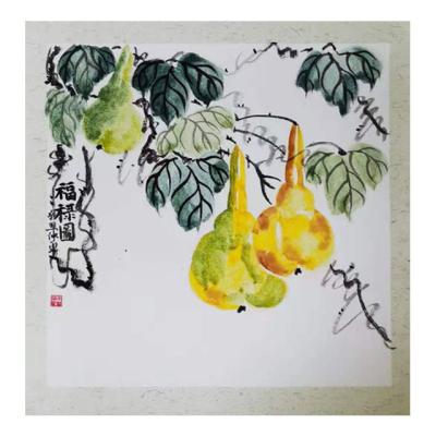 China Chinese traditional hand painting - gourd for sale