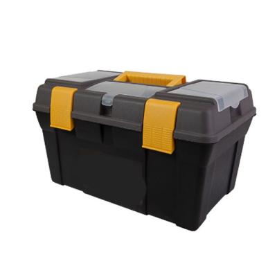 China Portable High Strength Single Empty Portable Plastic Tool Box for sale