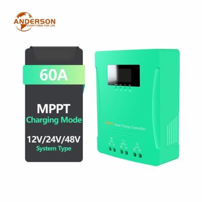 China Factory Price 12V 24V 48V 60A Solar Charger Controller Solar Battery Charge Controllers MPPT Regulator System Controller for sale